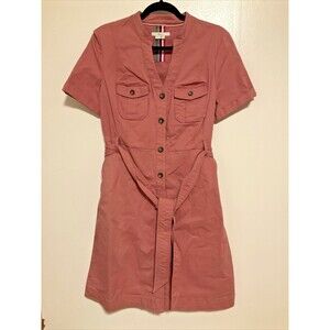 Boden Women’s 8R Mauve Pink Short Sleeve Khaki Dress Fashion Designer